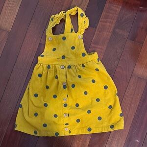 Yellow Polka Dot Kids Dress